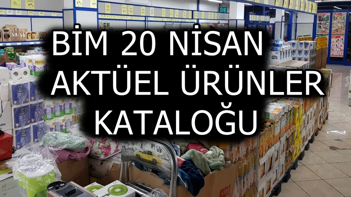 BİM 20 Nisan 2023 Aktel: Süpürge, Ankastre Set, Blender, Çay makinesi, Termos İndirimde!