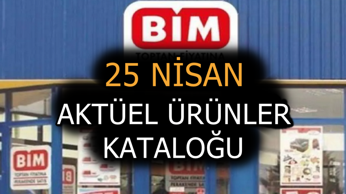 BİM Aktüel Ürünler Kataloğunda Gıda Ürünlerine Büyük İndirim! (25 Nisan 2023)