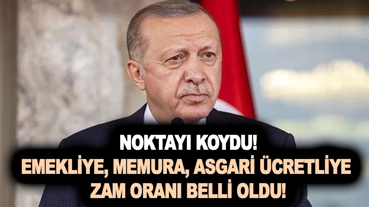 Son dakika: Başkan Erdoğan noktayı koydu! Seyyanen zam, refah payı müjdesi! Emekli, memur, asgari ücretli bayram etti!