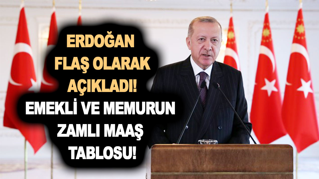 Başkan Erdoğan Temmuz zammına rakam verdi! Seçim sonrası en düşük emekli aylığı memur maaşı zamlı maaşları hesaplandı