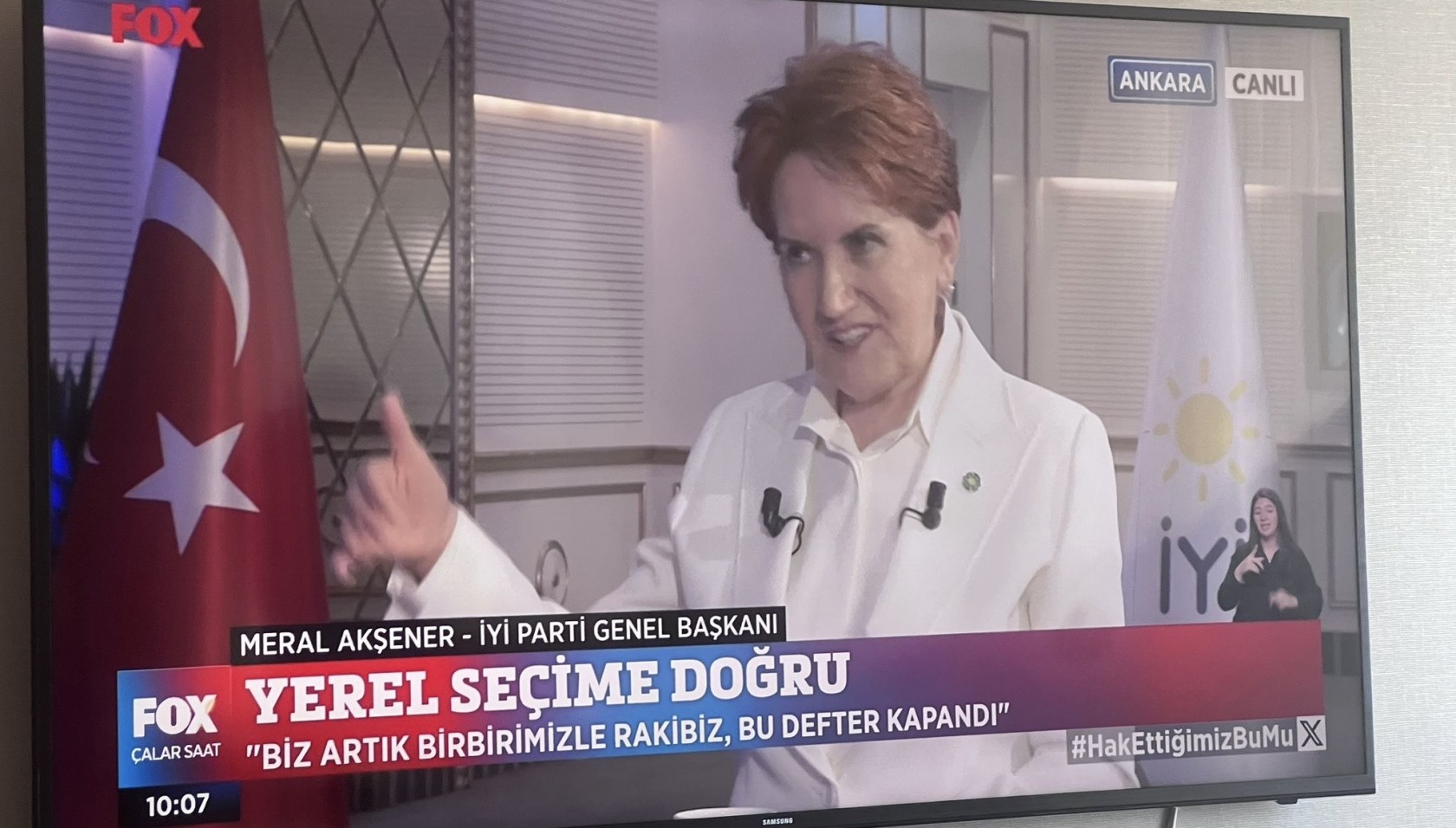 “AK Parti de CHP de Rakibimizdir”