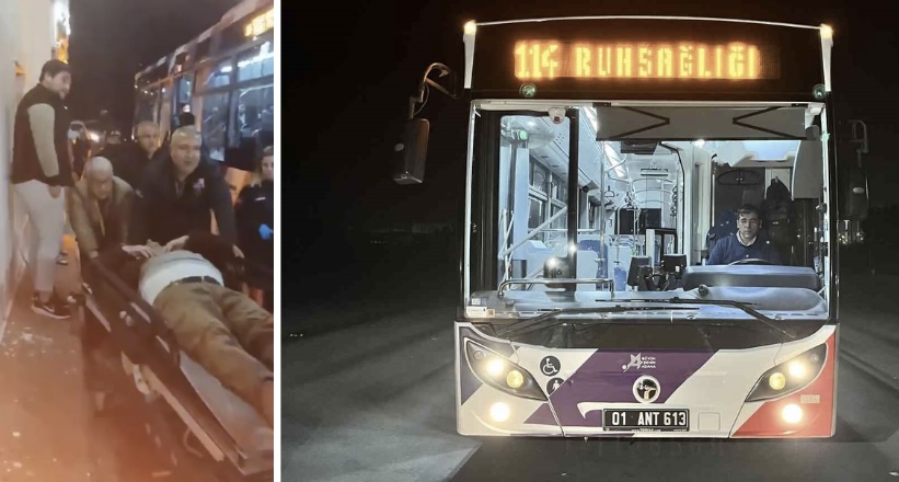 Şoför, Yolcuyu Hastaneye Yetiştirdi 