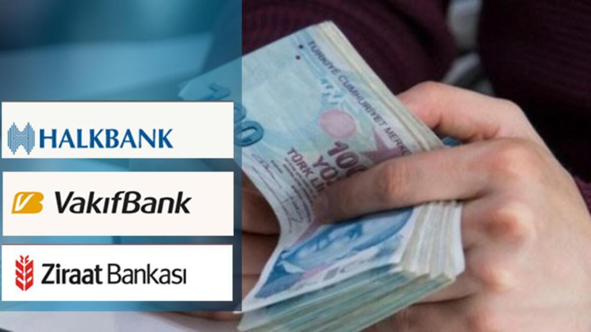 Ziraat Bankası, Vakıfbank ve Halkbank 3000 TL'ye Kadar Nakit Ödenecek! 3000 TL ve Üzeri Ödemelerde Yolda!