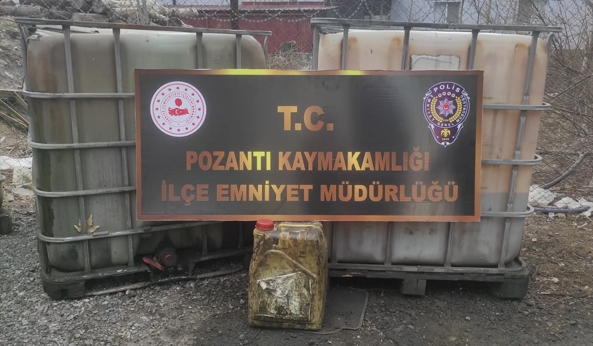 1000 Litre Kaçak Akaryakıt Ele Geçirildi 