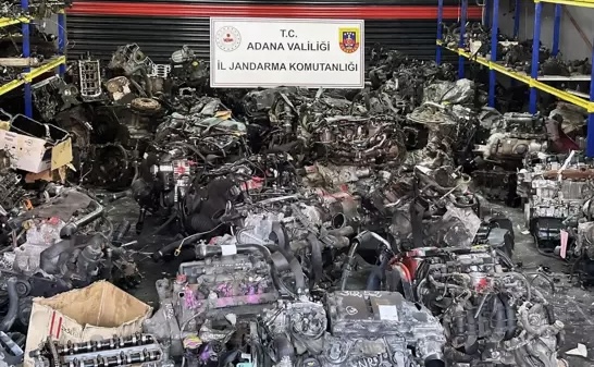 Adana’da Otomobil Motoru Kaçakçılığı