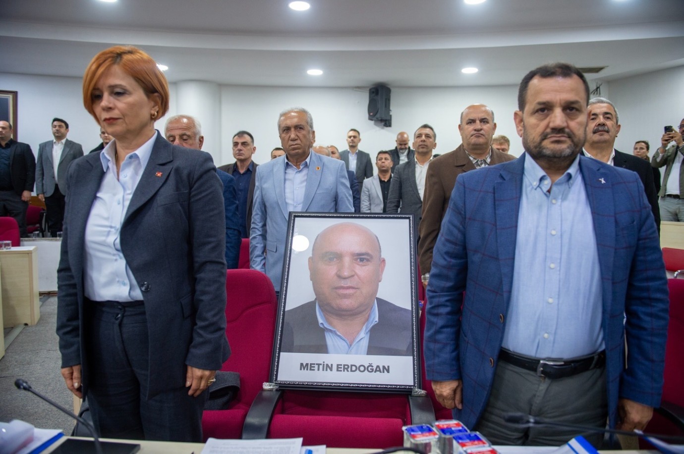 Merhum Metin Erdoğan’a Mecliste Vefa