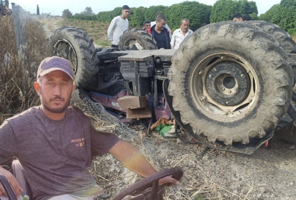 Devrilen Traktörün Altında Kalarak Öldü