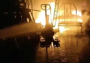 Adana Sebze Hali’nde Yangın