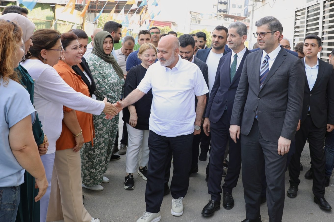 Mehmet Sağlam’dan Özkan’a Ziyaret 