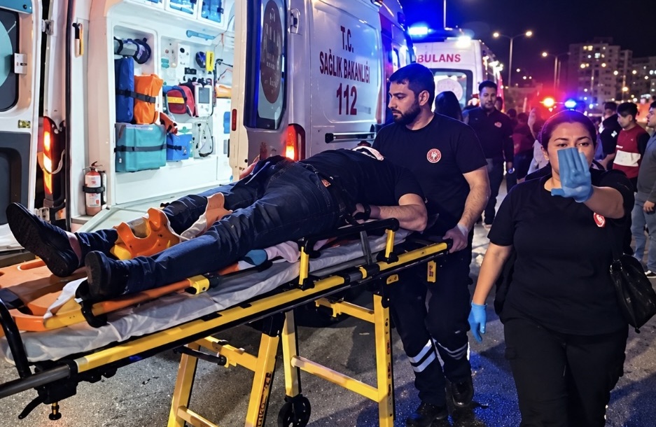 Hafif Ticari Araç Kanala Uçtu: 2 Yaralı