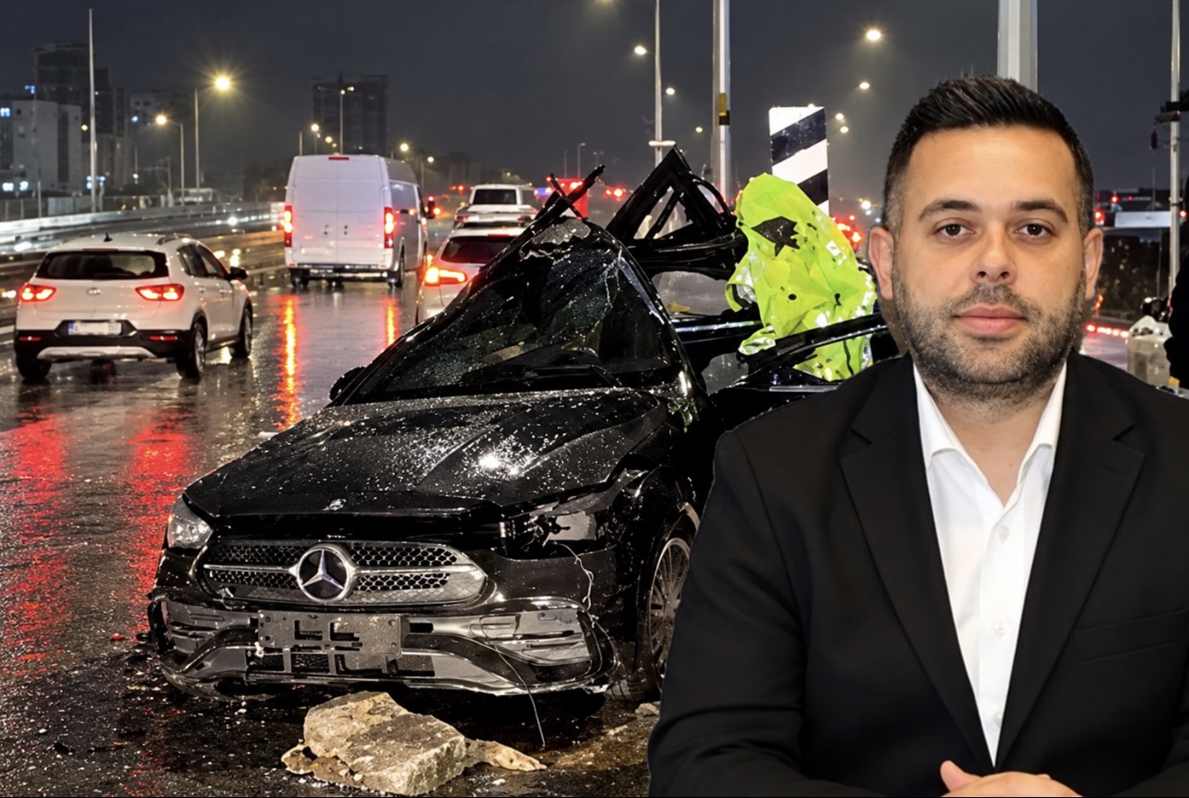 Kayganlaşan Yol Sürücünün Eceli Oldu