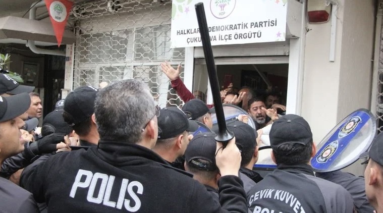 Polisle HDP’liler Arasında Gerginlik 