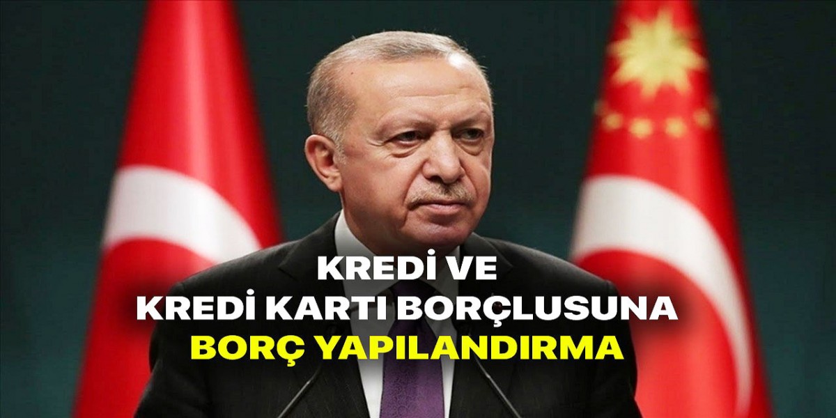 Kredi kartı borçlarına yapılandırma müjdesi verildi! Borcunuz, harcınız artık kalmayacak! Bayram öncesi kafa rahat!